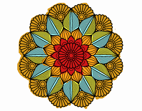 Mandala jardín vegetal