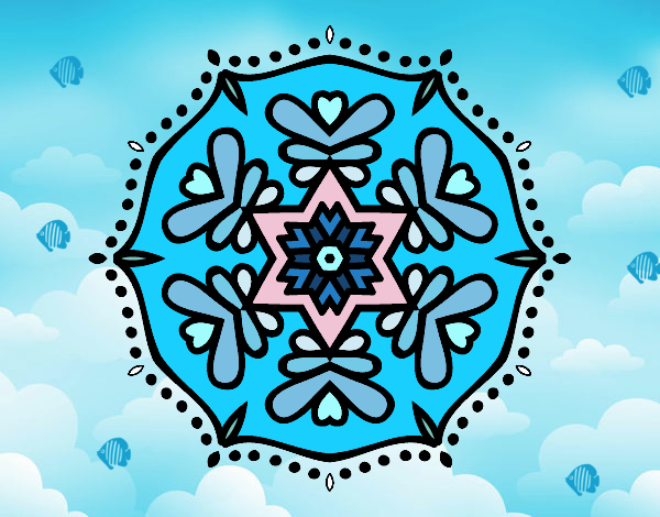 Mandala simétrica