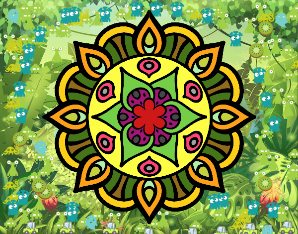 Mandala vida vegetal