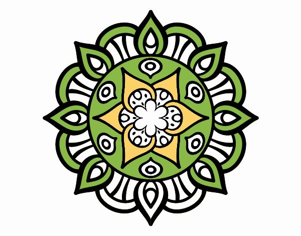 Mandala vida vegetal