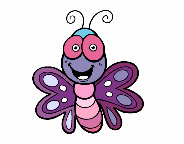 Mariposa sonriente