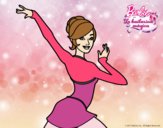 Barbie en postura de ballet