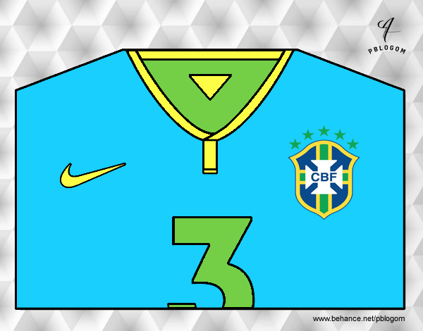 Camiseta del mundial de fútbol 2014 de Brasil