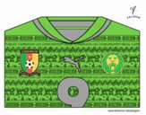 Camiseta del mundial de fútbol 2014 de Camerún