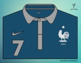 Camiseta del mundial de fútbol 2014 de Francia