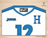 Camiseta del mundial de fútbol 2014 de Honduras