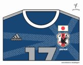 Camiseta del mundial de fútbol 2014 de Japón