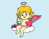 Cupido en una nube