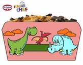 Dr Oetker Junior Chef Molde dinosaurios