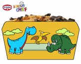 Dr Oetker Junior Chef Molde dinosaurios