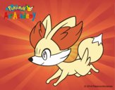 Fennekin corriendo