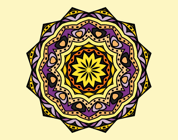 Mandala con estratos