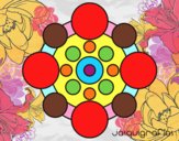 Mandala con redondas