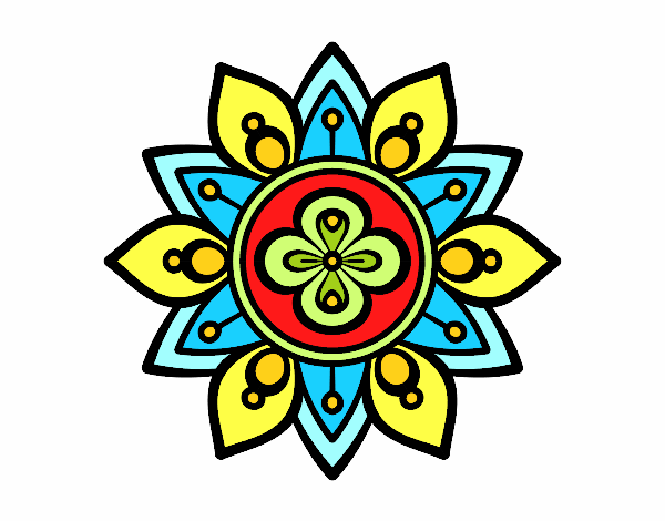 Mandala flor de loto