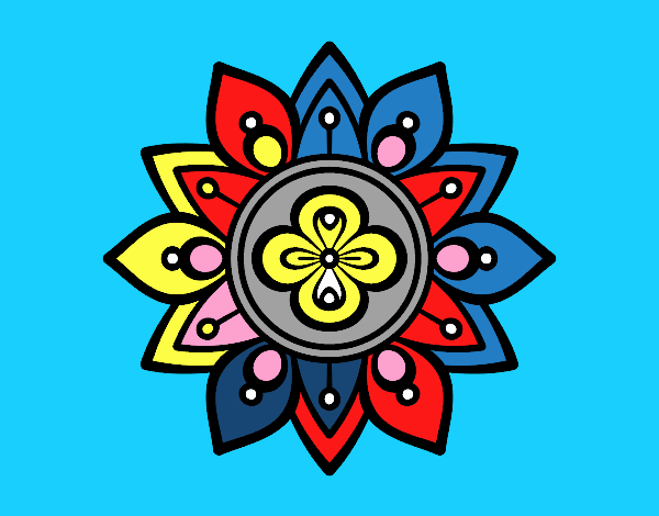 Mandala flor de loto