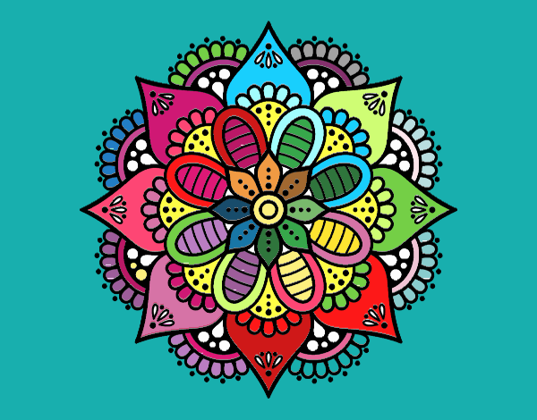 Mandala flor de primavera