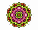 Mandala flor de primavera