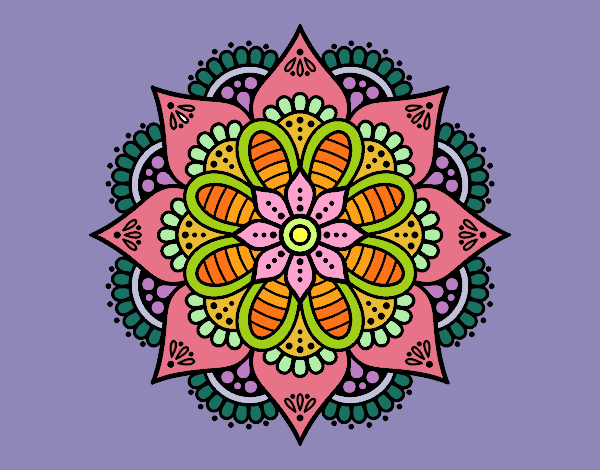 Mandala flor de primavera