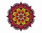 Mandala flor de primavera