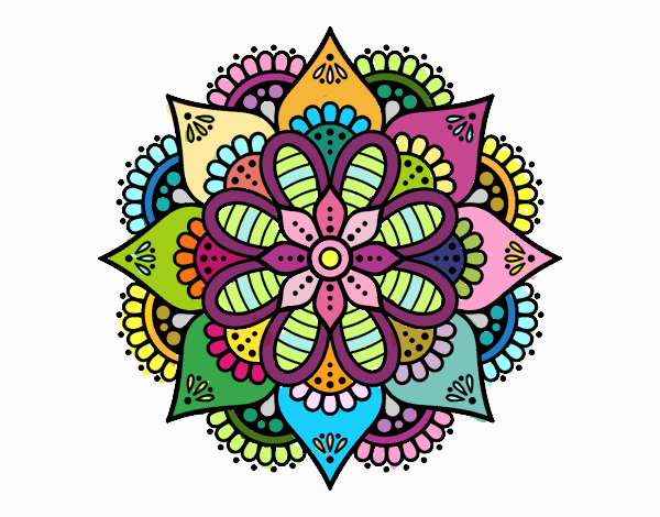 Mandala flor de primavera