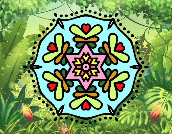 Mandala simétrica