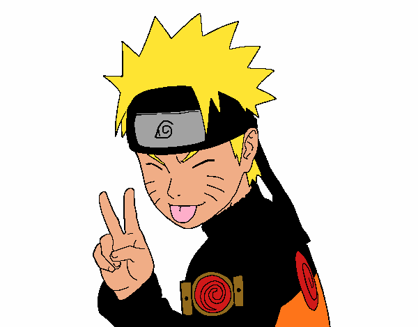 Naruto sacando lengua