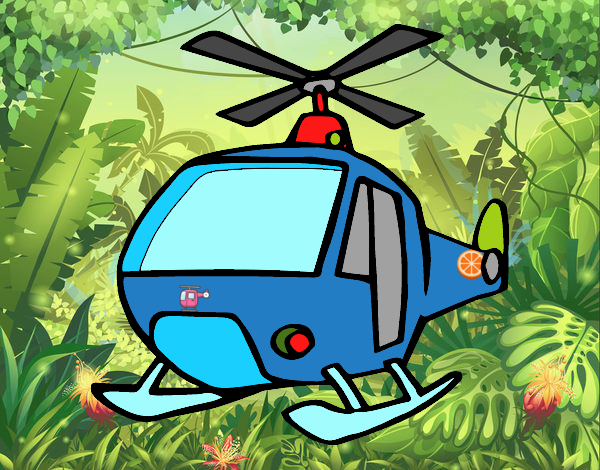 helicoptero de la poli