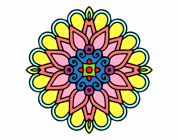 Un mandala estilo árabe