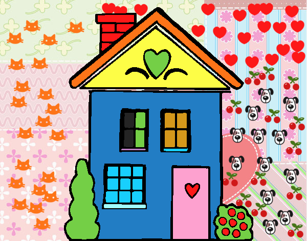 Casa con corazones