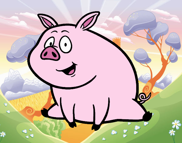 Cerdito de granja