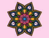 Mandala de flor sencilla