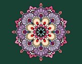 Mandala destello floral