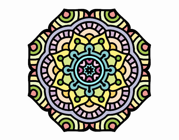 Mandala flor conceptual