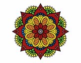 Mandala flor de primavera