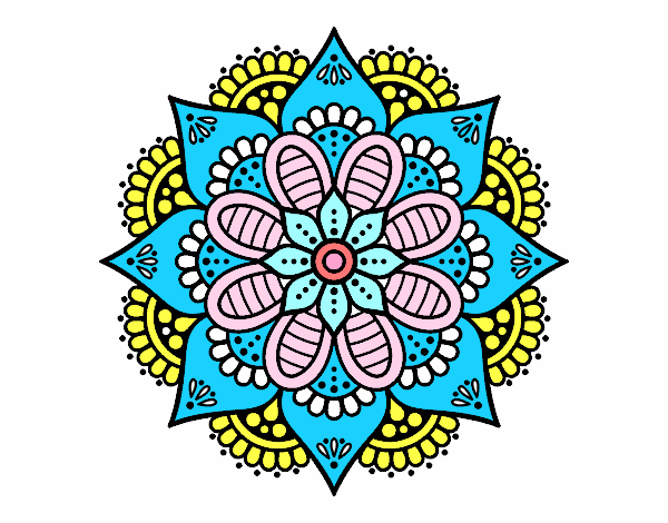 Mandala flor de primavera