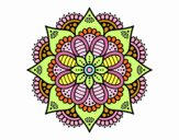 Mandala flor de primavera