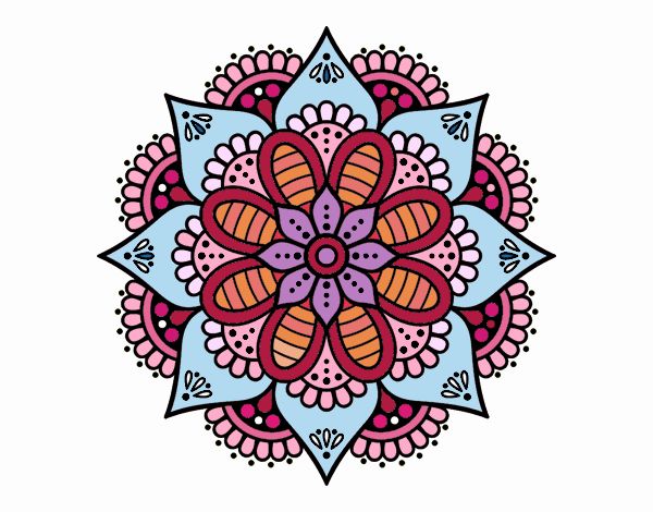 Mandala flor de primavera