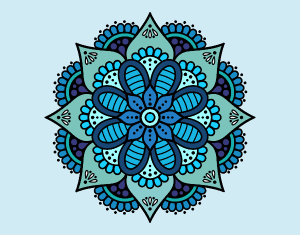 Mandala flor de primavera