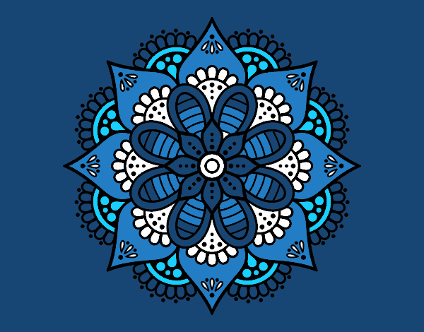 Mandala flor de primavera