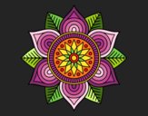 Mandala flor estelar