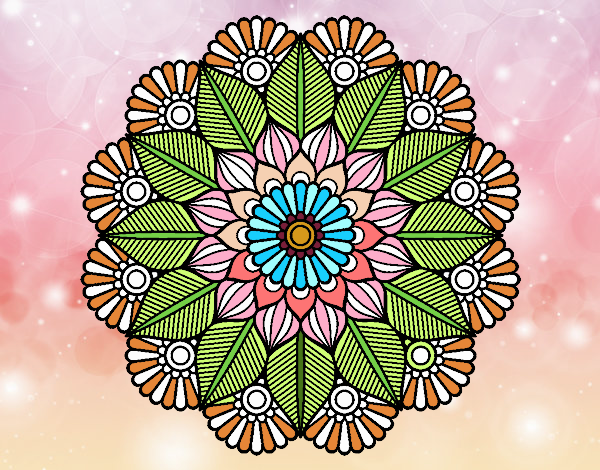 Mandala jardín vegetal