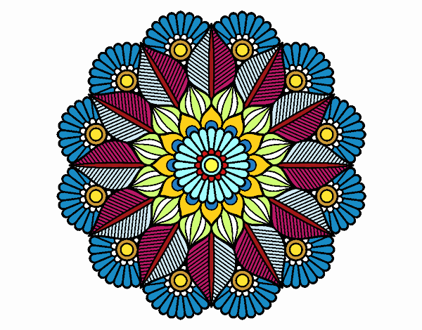 Mandala jardín vegetal