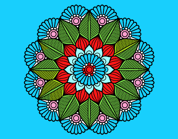 Mandala jardín vegetal