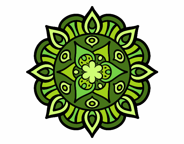 Mandala vida vegetal