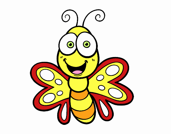 Mariposa sonriente