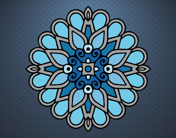 Un mandala estilo árabe