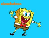 Bob Esponja saludando