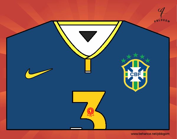 Camiseta del mundial de fútbol 2014 de Brasil