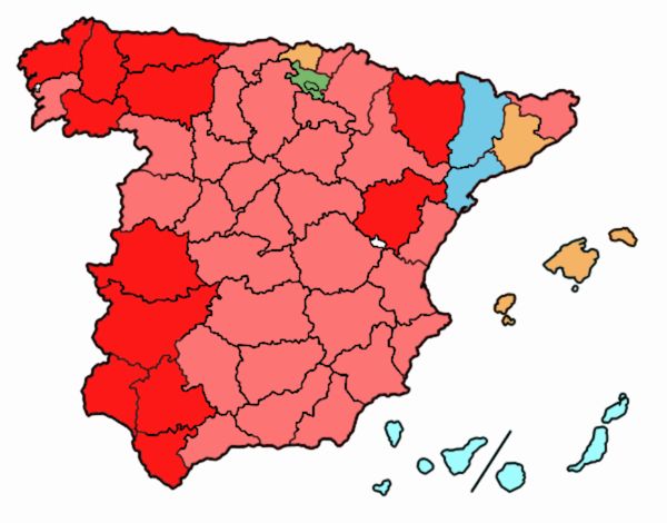 Las provincias de España