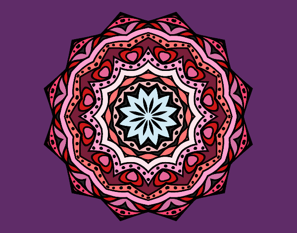 Mandala con estratos